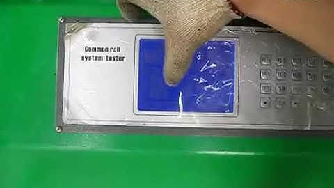 PQ1000 big screen cr injector test bench from taian beacon machine from Shandong beacon machine