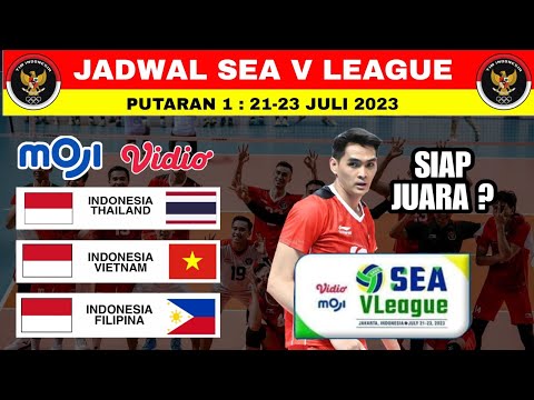 Jadwal Sea V League 2023 Hari Ini~Indonesia vs Vietnam,Indonesia vs Thailand~Timnas Voli Indonesia