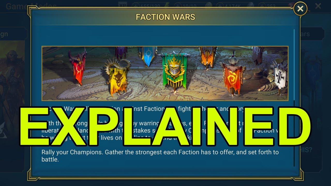 Explaining Faction Wars Raid Shadow Legends Youtube
