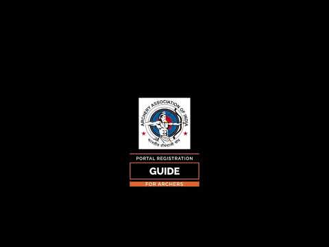 Archery Association of India - Archer's Portal Guide (English)