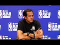 Erik Spoelstra Talks Miami Heat Play-in Loss To Hawks, Crushed On Rebounds, How To Bounce Back