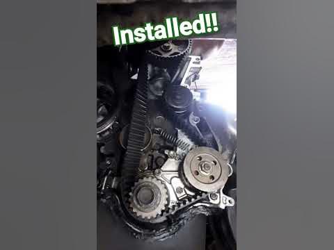 TOYOTA 2e Timing Belt, Simple installation #shorts #mechanic #knowledge