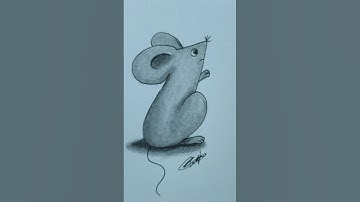 How to Draw Mouse from Number 7 and 2