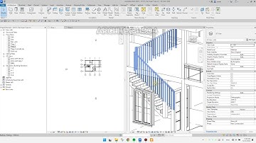 Revit 2023-Buổi 7.3-Vẽ và điều chỉnh lan can cơ bản (Railing)