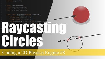 How to Raycast Against a Circle | Coding a 2D Physics Engine in Java #8