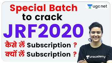 How to Crack JRF 2020? | Special Batch by Aditi Ma