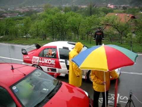 Catalin Cismaru/Gabi Lazar Mitsubishi Evo9 start p...