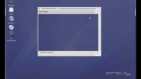 AROS One x86 ZuneTools and RNOEffects
