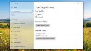 How To Customize Windows 10 Search And Indexing