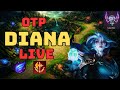 🌙 OTP DIANA MID - TOP || Climbing Ranked BR || !runes !guide 🌙 💫