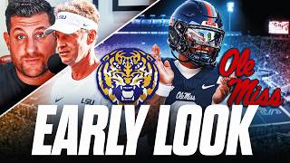 EARLY LOOK: LSU at Ole Miss | Lane Kiffin RETURNS to Oxford to face Trinidad Chambliss, Rebels