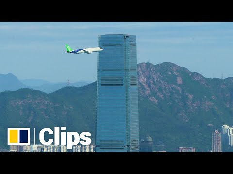 A closer look at China’s C919 jet Victoria Harbour flyover