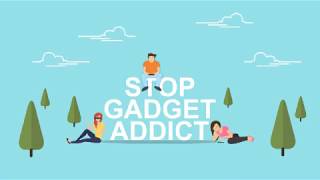 STOP GADGET ADDICT - Motion Graphic (Comunication Visual Design)