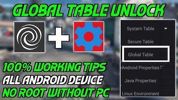 How to Unlock Global Table In SetEdit App.[ No Root, No PC Required]