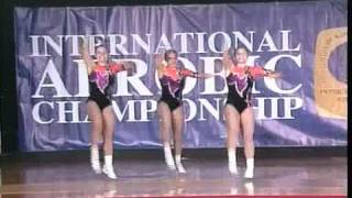 Aerobica Deportiva. Mundial Los Angeles 2006. Schell, Lopez Y Schell. Medalla De Bronce