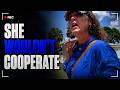 Woman Walks Away During Library Trespass Call