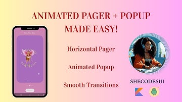 Jetpack Compose Tutorial: Horizontal Pager + Animated Popup with Scale & Rotation