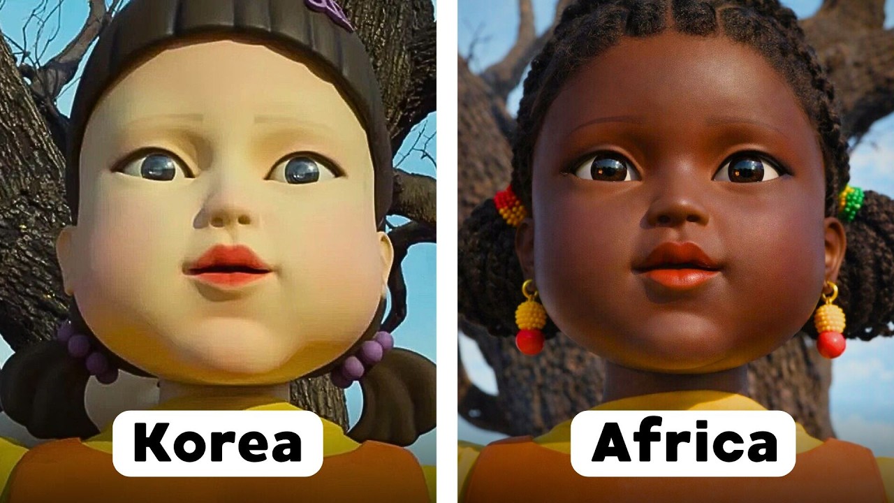 Young-Hee Reimagined in Every Country 🌍 | Squid Game