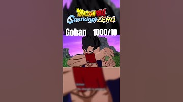 Rating All Gohan Transformations in Dragon Ball: Sparking! ZERO #dragonballsparkingzero