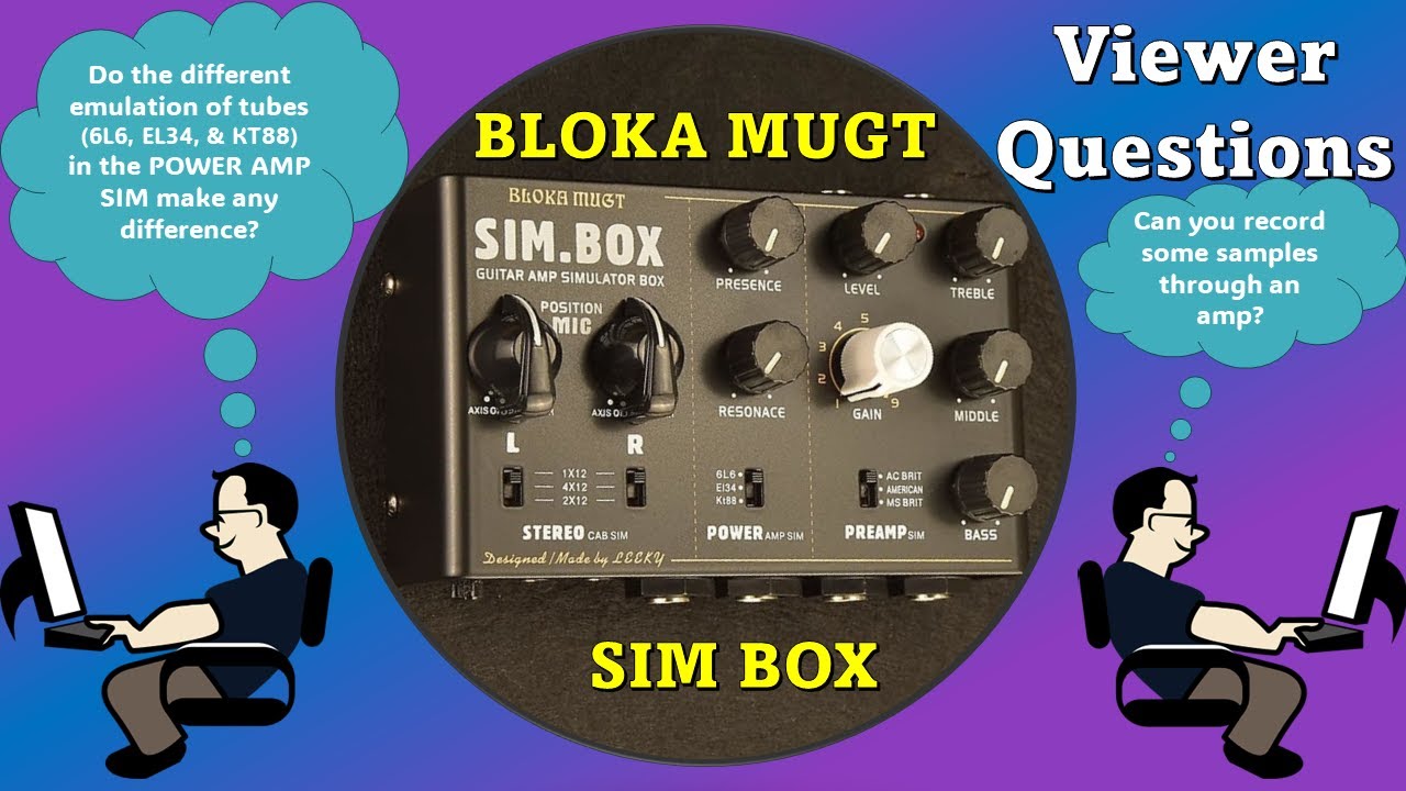 Bloka Mugt Sim.Box - Tube Emulation differences & Recording Direct