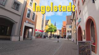 4K Walking Tour Ingolstadt 🇩🇪| Relaxing Walk through City