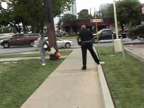 Austin Police Officer Todd Meyers shows restraint ...