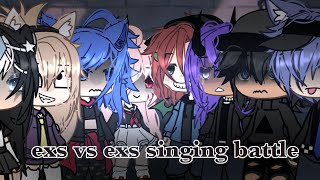 EXS VS EXS SINGING BATTLE || gacha life singing battle || 300 subs special || [loveebitezz]