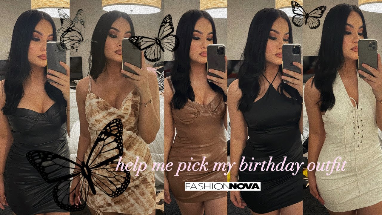 fashion nova dress haul + help me pick ...