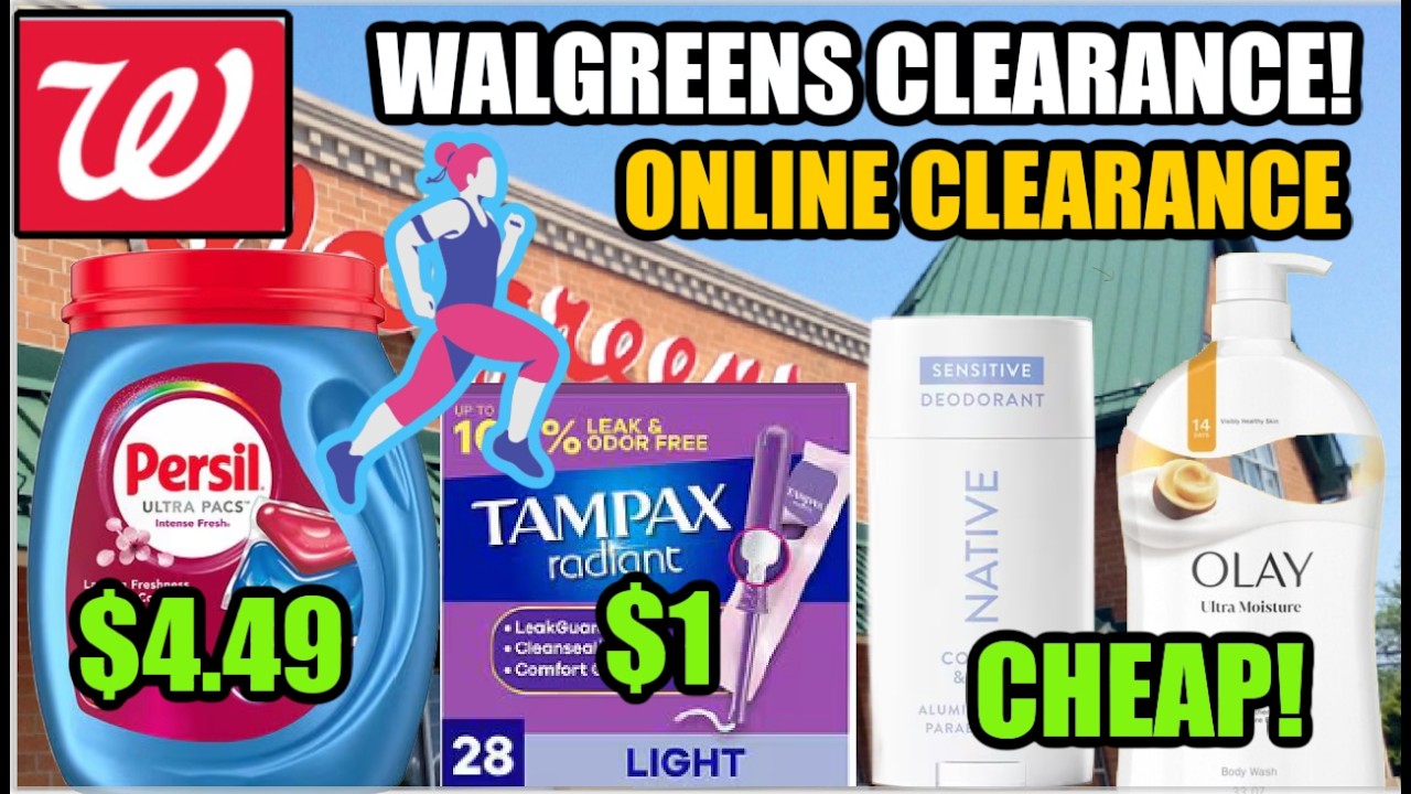 WALGREENS ONLINE CLEARANCE ----RUNNNNNN! - YouTube