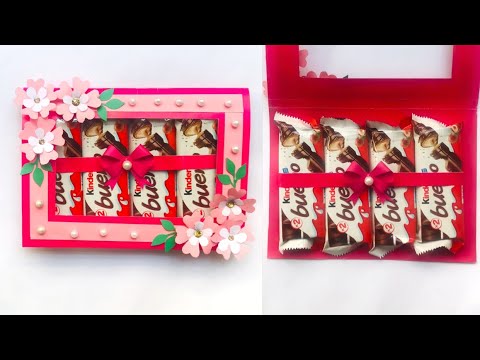 DIY chocolate card idea // Beautiful chocolate gift idea // Gift ideas ...
