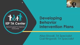 Developing Behavior Intervention Plans