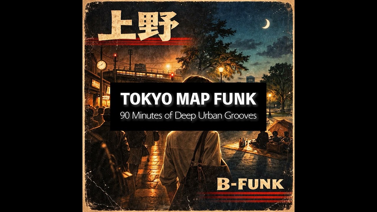 TOKYO MAP FUNK：90 Minutes of Deep Urban Grooves ｜Raw Groove