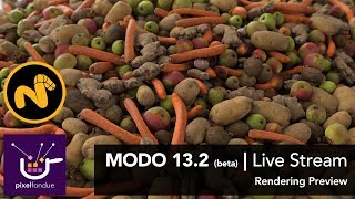 Celebrity MODO 13.2 (beta) Rendering Preview Live Stream Profile