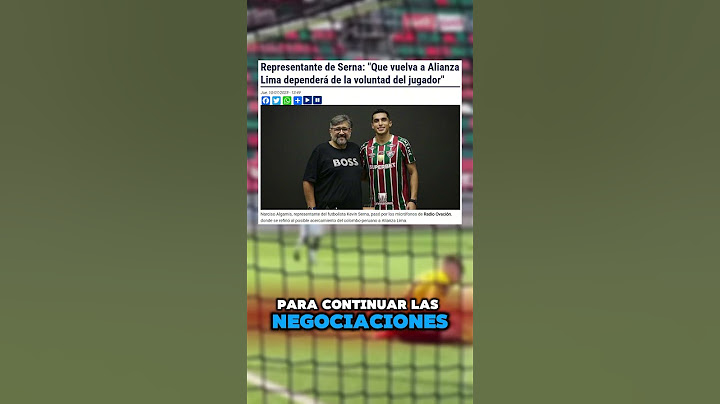 Todo depende de kevin serna para regresar a alianza lima, hoy se confirmo la mejor noticia del año