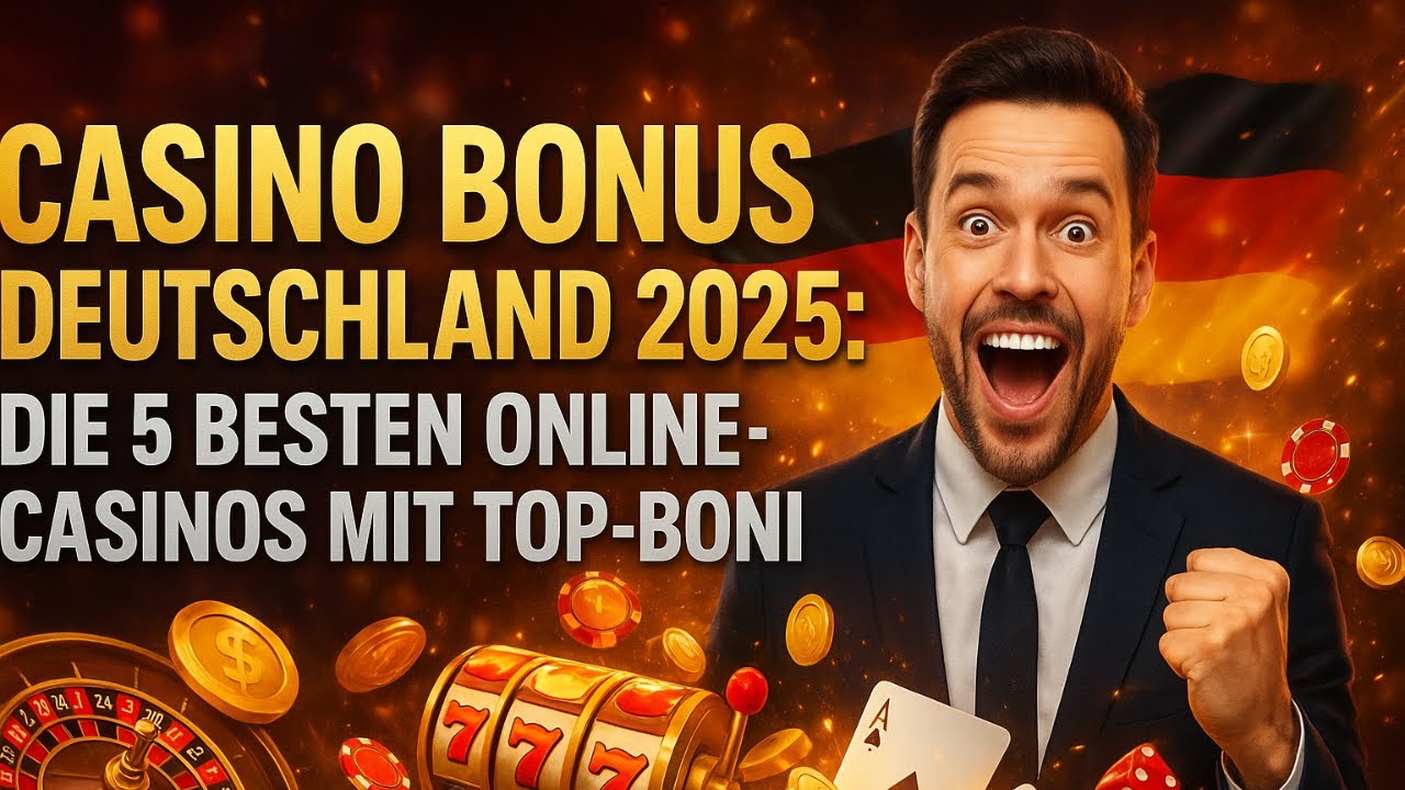 CASINO BONUS DEUTSCHLAND 2025: DIE 5 BESTEN ONLINE-CASINOS MIT TOP-BONI