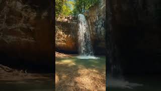 Waterfall Kozyryok in Crimea shorts crimea kozyryok