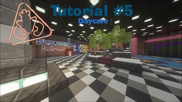 How to build Security Breach in MINECRAFT Part 5 | Daycare part 1/5 | Main Lobby |