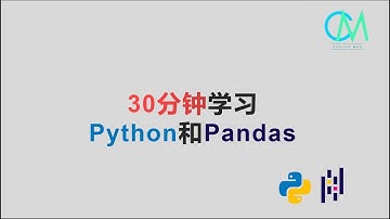 30分钟学习python和pandas #python #pandas