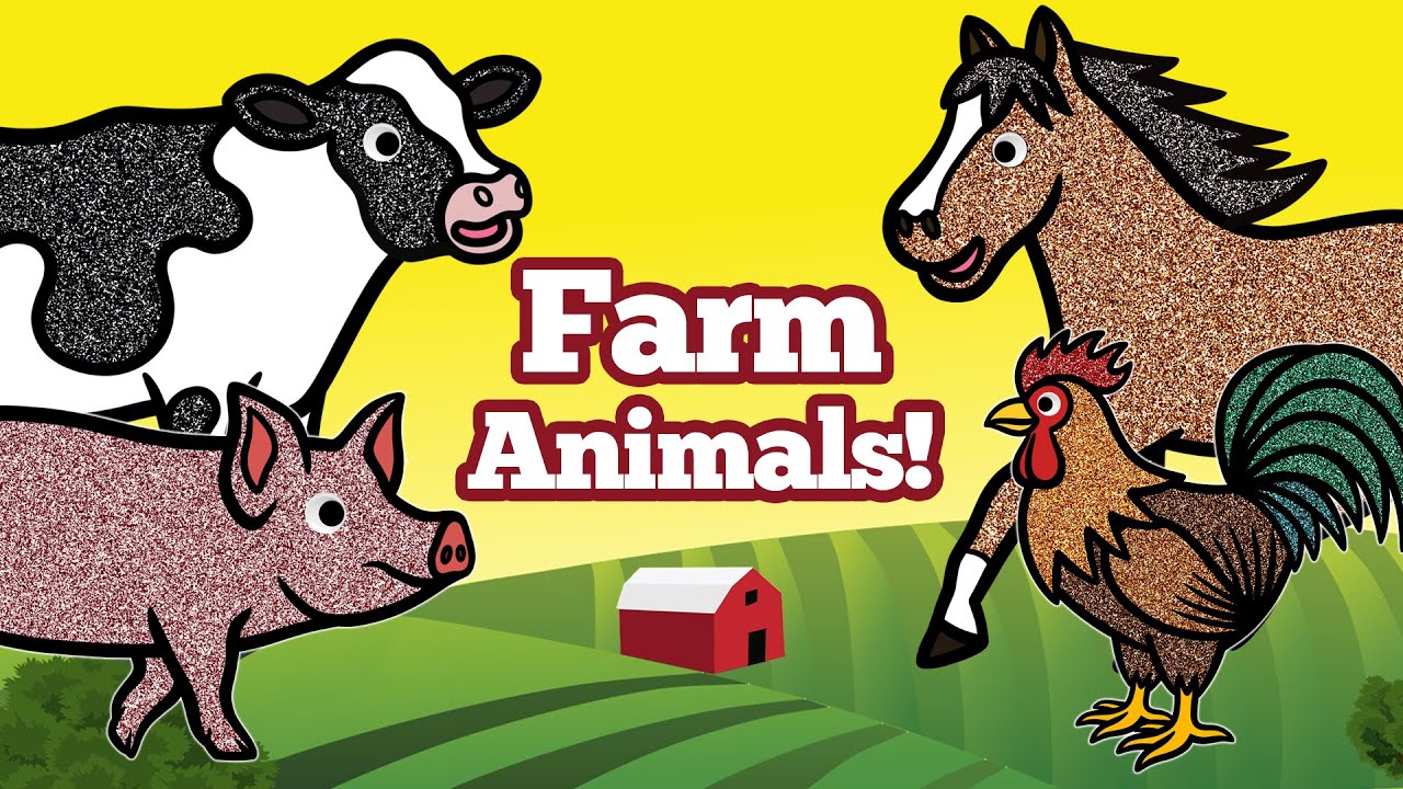 Let's Draw Farm Animals Together! | Drawing and Coloring with ...