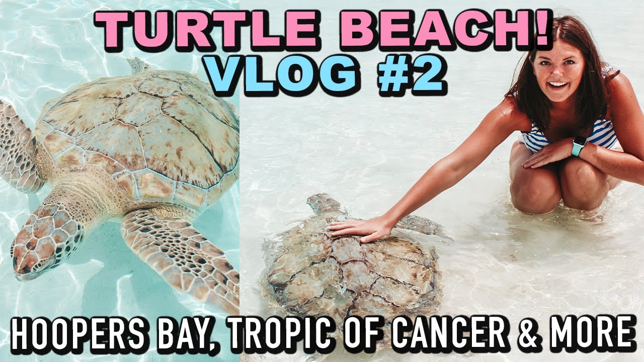 TURTLE BEACH EXUMA vlog 2 HOOPERS BAY, TROPIC OF CANCER & MORE