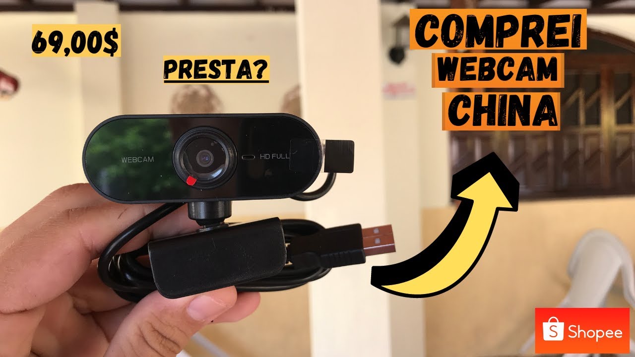 TESTEI WEBCAM DA CHINA 69,00$ - ME SURPREENDI