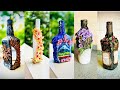 5 stunning altered bottle ideas  air dry clay  bottle decoration ideas