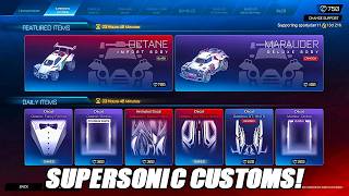*НОВИНКА* Вкладка Supersonic Customs в магазине предметов Rocket League с Чёрным Октаном! - Магаз... screenshot 4