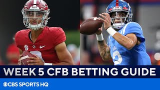 Picks for EVERY Top 25 game in College Football [Week 5 Betting Guide] | CBS Sports HQ