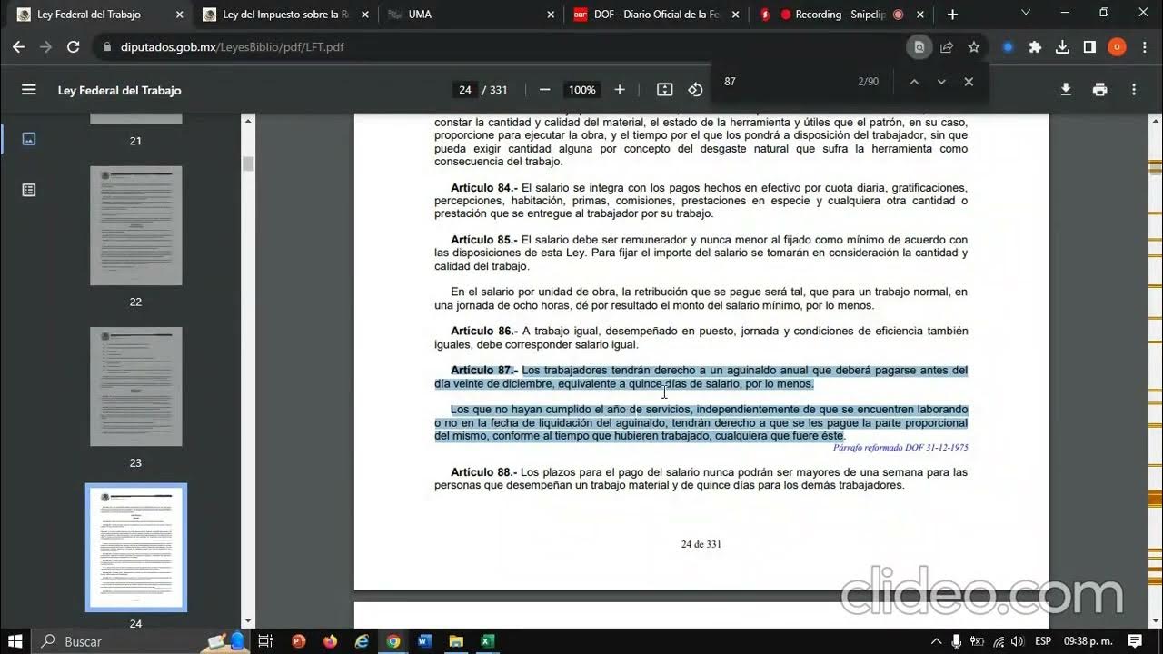 AGUINALDO FUNDAMENTO LEGAL YouTube
