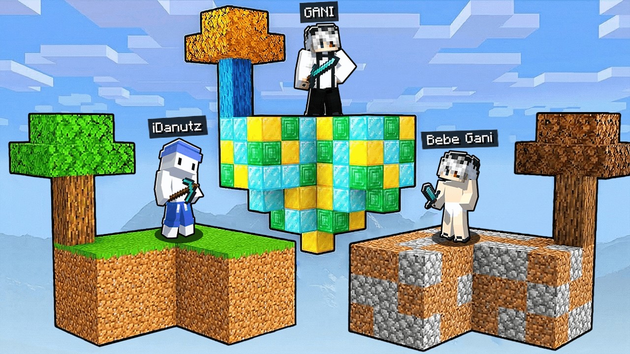 BOGAT vs SARAC pe SKYBLOCK Minecraft!