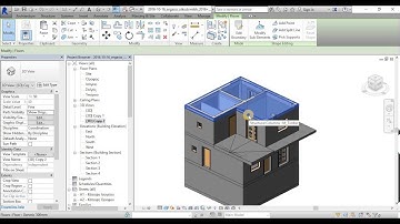 Revit full building project design - tutorial 9 (in greek) - stair
