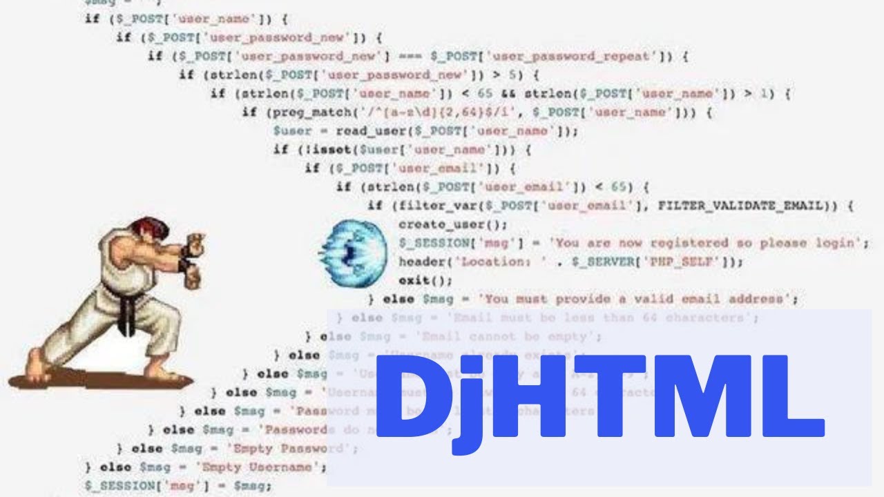 Assistir ao vídeo no YouTube: Dica 09 - Aplicando djhtml
