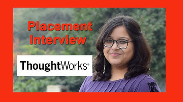 Job Interview- THOUGHTWORKS