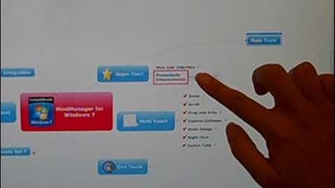 MindManager 8 for Windows - Drag Gesture Video